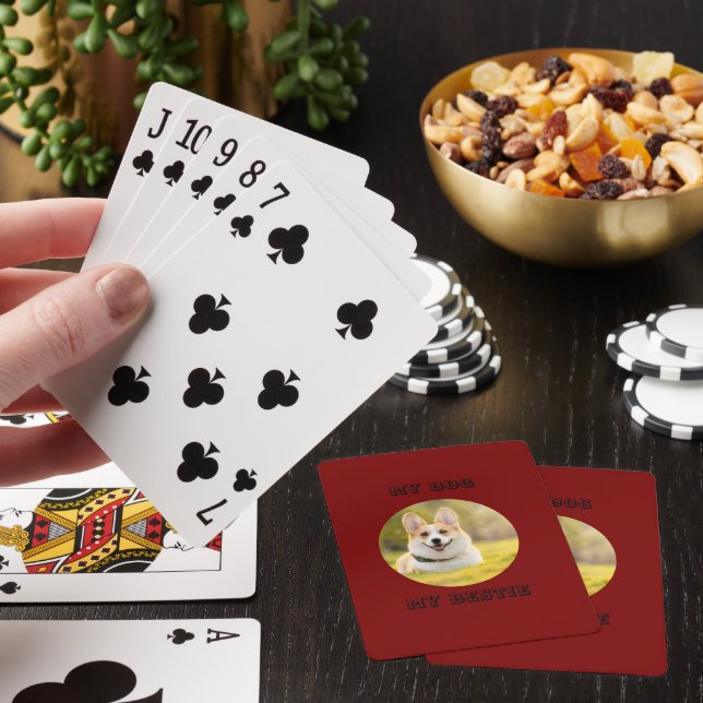Personalized Photo Template for My Dog - My Best Playing Cards (In Situ)