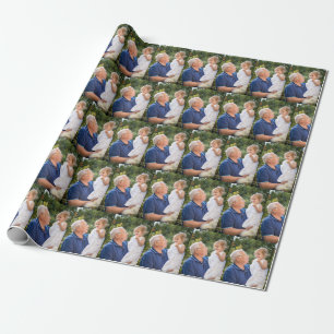 Personalized Photo Template Wrapping Paper