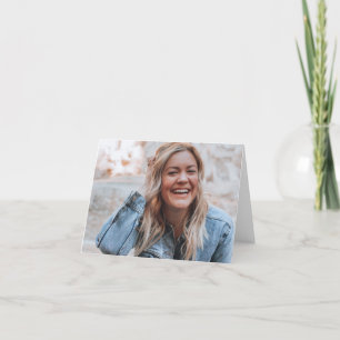 Personalized Photo Thank You Card
