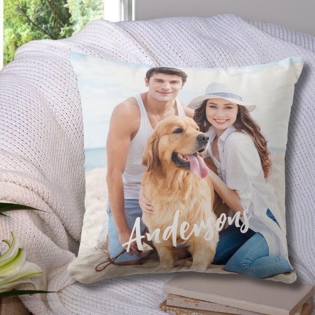 Personalized Photo  Throw Pillow (Creator Uploaded)