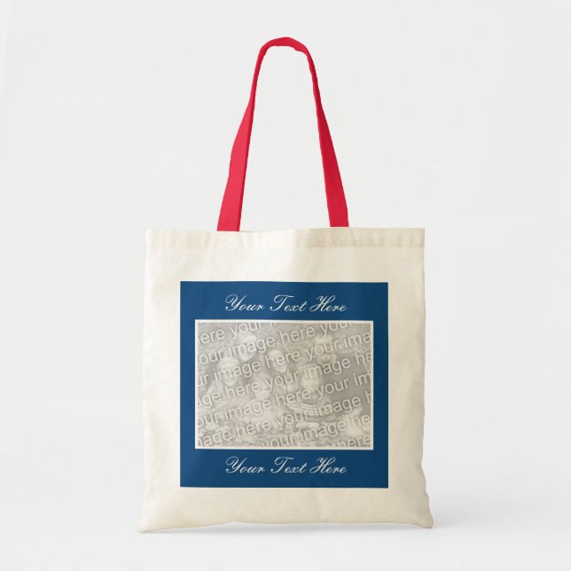 Personalized photo tote bag with your picture (Front)