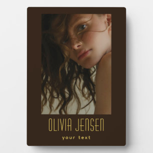 personalized photo trendy plaque