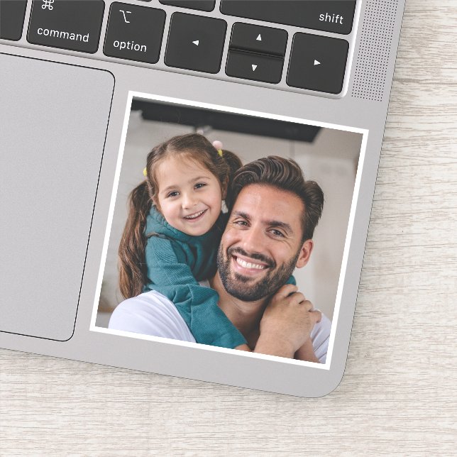 Personalized Photo Upload Waterproof Vinyl Decal (Detail)