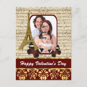 Personalized photo Valentines day Holiday Postcard