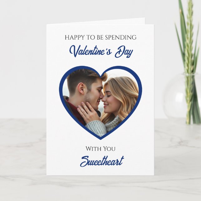 Personalized Photo Valentine's Day | My Favorite  Card (Front)
