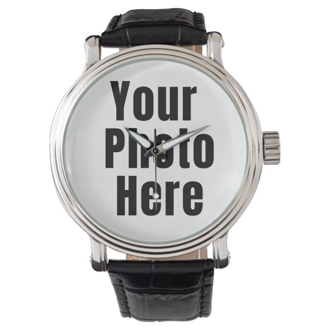 Personalized Photo Watch, Custom Photo Watch, Gift Watch (Front)
