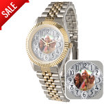 Personalized PHOTO WATCH - Many Styles and Colours<br><div class="desc">This watch can be gifted for any commemorative occasion including anniversary,  vow renewal,  birthday,  retirement. Simply edit the text as required.
______________________________________________________________________________
2. If you require assistance,  matching items,  custom design contact designer LeahG via the tab below.</div>