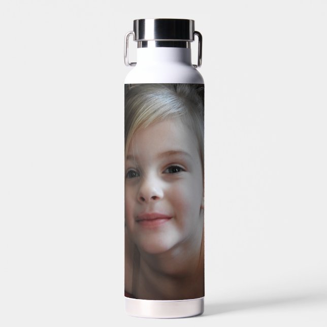 Personalized Photo Water Bottle (Front)