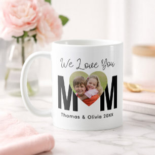 Personalized Photo We Love You Mom Mug