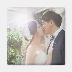 Personalized Photo Wedding Favour Magnet
