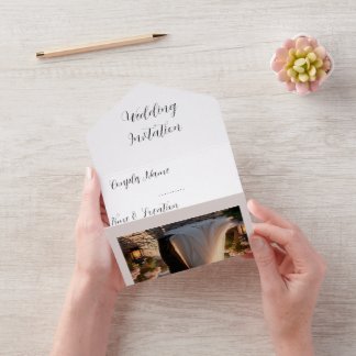 Personalized Photo Wedding Invitation Card | Custo