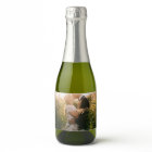Personalized Photo Wedding Mini Wine Bottle Label
