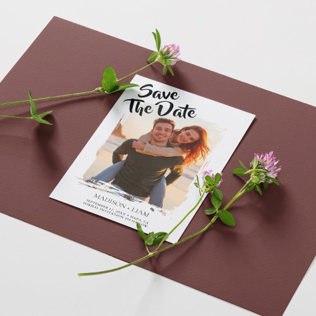 Personalized Photo Wedding Save the Date Card (Creator Uploaded)