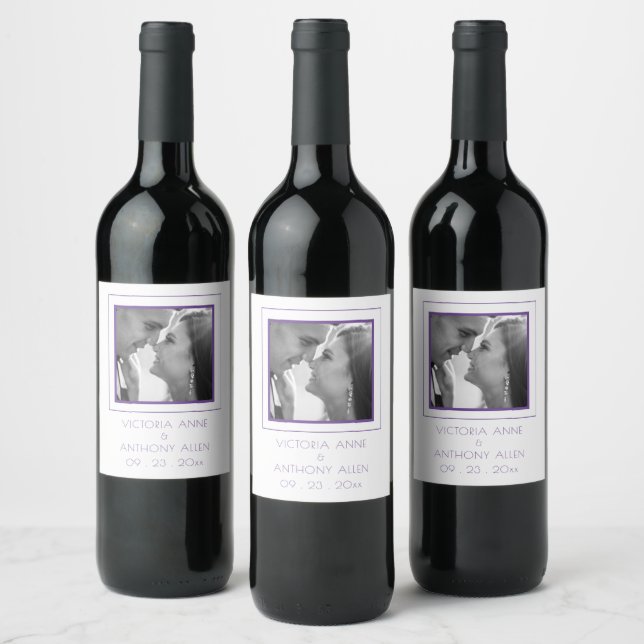 Personalized Photo Wine Label (Bottles)
