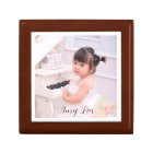 Personalized Photo Wood Jewellery Keepsake Box