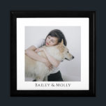 Personalized Photo Wood Keepsake Box<br><div class="desc">A sweet personalized photo wood lacquered keepsake box. Replace this photo with your own favourite photo of any kind.</div>