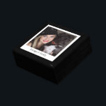 Personalized Photo Wood Keepsake Box<br><div class="desc">A sweet personalized photo wood lacquered keepsake box . Add a photo of a child,  family,  pet,  or anyone you love to this keepsake or gift box. Ceramic tile lid. Replace the sample photo with your own favourite photo.</div>