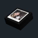 Personalized Photo Wood Keepsake Box<br><div class="desc">A sweet personalized photo wood lacquered keepsake box . Add a photo of a child,  family,  pet,  or anyone you love to this keepsake or gift box. Ceramic tile lid. Replace the sample photo with your own favourite photo.</div>