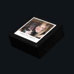 Personalized Photo Wood Keepsake Box<br><div class="desc">A sweet personalized photo wood lacquered keepsake box . Add a photo of a child,  family,  pet,  or anyone you love to this keepsake or gift box. Ceramic tile lid. Replace the sample photo with your own favourite photo.</div>