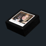 Personalized Photo Wood Keepsake Box<br><div class="desc">A sweet personalized photo wood lacquered keepsake box . Add a photo of a child, family, pet, or anyone you love to this keepsake or gift box. Ceramic tile lid. Replace the sample photo with your own favourite photo.</div>