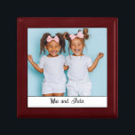 Personalized Photo Wood Photo Jewellery Keepsake B Gift Box<br><div class="desc">An adorable personalized keepsake. Add a photo of a anyone,  family,  pet,  or anyone you love to this keepsake or gift box. Ceramic tile lid. You may also get it as a framed wall tile.</div>