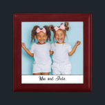 Personalized Photo Wood Photo Jewellery Keepsake B Gift Box<br><div class="desc">An adorable personalized keepsake. Add a photo of a anyone,  family,  pet,  or anyone you love to this keepsake or gift box. Ceramic tile lid. You may also get it as a framed wall tile.</div>