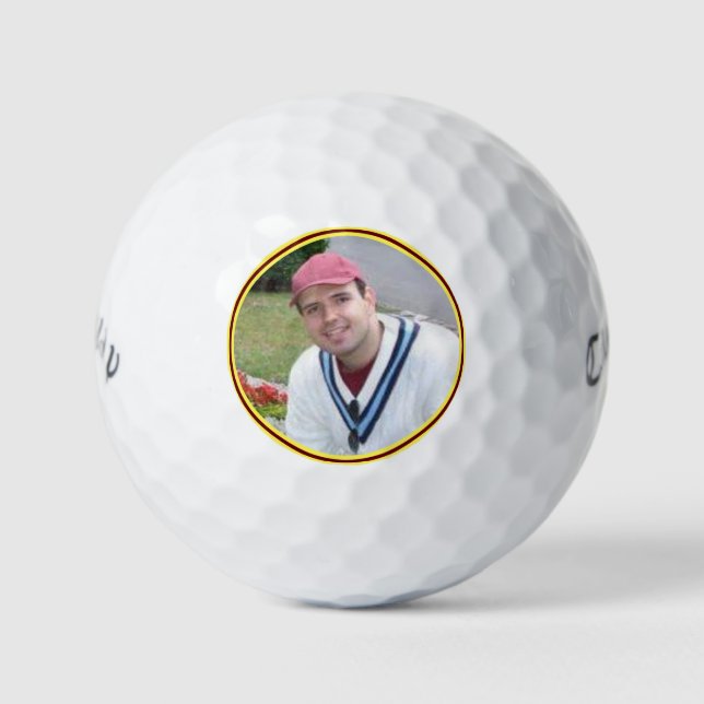 Personalized Photograph Callaway Golf Balls (Front)