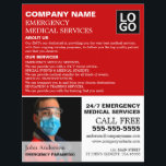 Personalized Photograph, EMT, Paramedic Flyer<br><div class="desc">Personalized Photograph,  EMT,  Paramedic Advertising Flyers By The Business Card Store.</div>