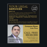 Personalized Photograph Legal Services Advertising Flyer<br><div class="desc">Personalized Photograph Legal Services Advertising Flyers By The Business Card Store.</div>