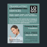 Personalized Photograph, Translator & Interpreter Flyer<br><div class="desc">Personalized Photograph,  Translator & Interpreter Advertising Flyers By The Business Card Store.</div>