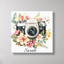 Personalized Photographer Canvas Print