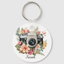Personalized Photographer Keychain 