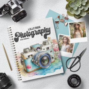 Personalized Photographer's Planner Retro Camera