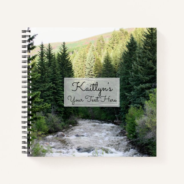 Personalized Photography One Photo Script Notebook (Front)