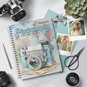 Personalized Photography Planner Retro Camera