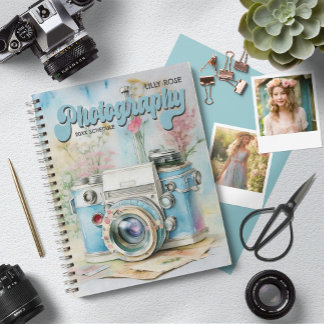 Personalized Photography Planner Retro Camera
