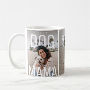 Personalized PhotoPop Best Dog Mom 2 Photo Coffee Mug