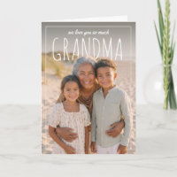 Personalized PhotoPop We Love You So Much Grandma