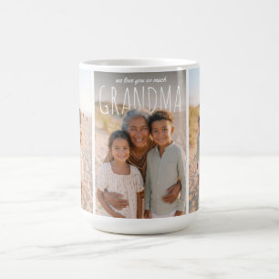 Personalized PhotoPop We Love You So Much Grandma  Coffee Mug