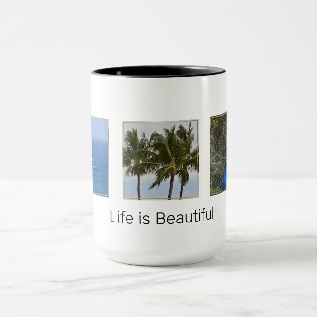 Personalized Photos and Text Mug (Center)