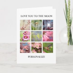 Personalized Photos Collage with Your Text Card