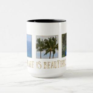 Personalized Photos Kauai Life is Beautiful Mug