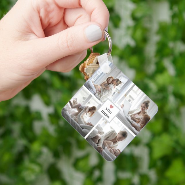 Personalized Photos Keychain for Mother's Day (Hand)
