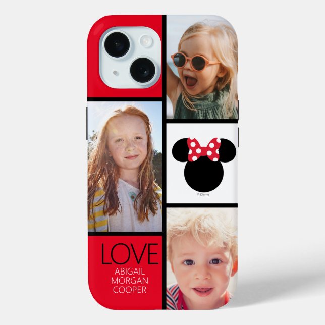 Personalized Photos | Minnie Mouse Bow Case-Mate iPhone Case (Back)