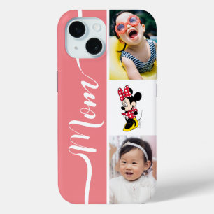 Personalized Photos   Minnie Mouse in Red Dress iPhone 15 Case