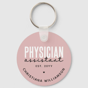Personalized Physician Assistant PA Graduation Keychain