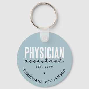Personalized Physician Assistant PA Graduation Keychain