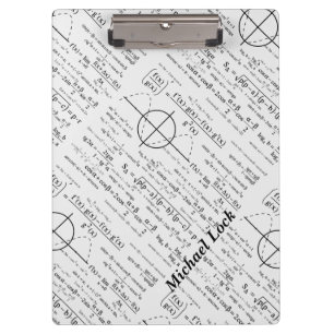 Personalized Physics Gifts for Physicists Clipboard