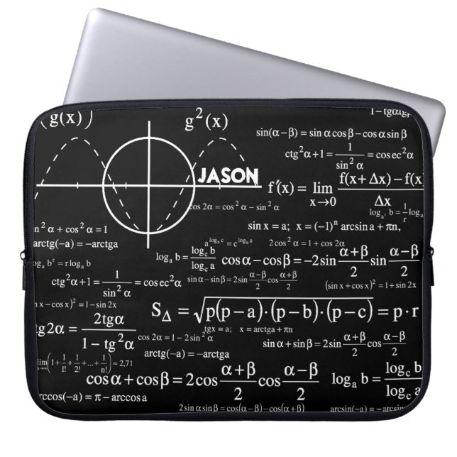 Personalized Physics Gifts for Physicists Laptop Sleeve (Front)