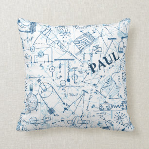 Personalized Physics Gifts for Physicists Throw Pillow
